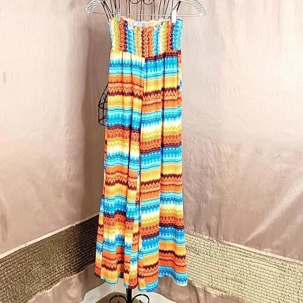 *C'EST‎ LA VIE Multicolored Wide Leg Pants Small